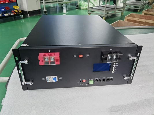 RJ TECH 10.3kwh LiFePO4 Rack battery 51.2V200Ah Lithium battery for Solar off grid backup