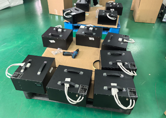RJ TECH 60v 72v 96v 100ah 400ah 800ah lithium lifepo4 batteries for Jungheinrich Transport Robots IEC62619 MSDS certified
