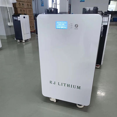 RJ TECH 24V 48V 2.5KWH 10kWH powerwall for Hoymiles off grid inverter HMS-2000-4T Hybrid HYS-8.0HV UN38.3 MSDS Certified