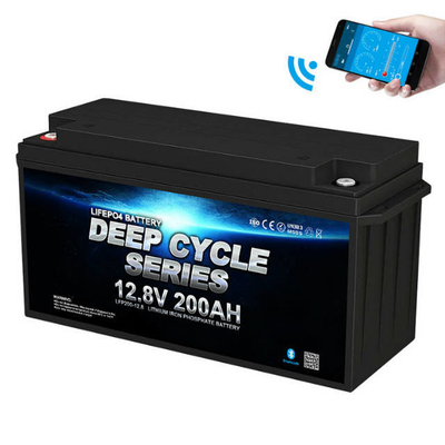 12v200ah lifepo4 best camper trailer lithium ion batteries deep cycle van battery