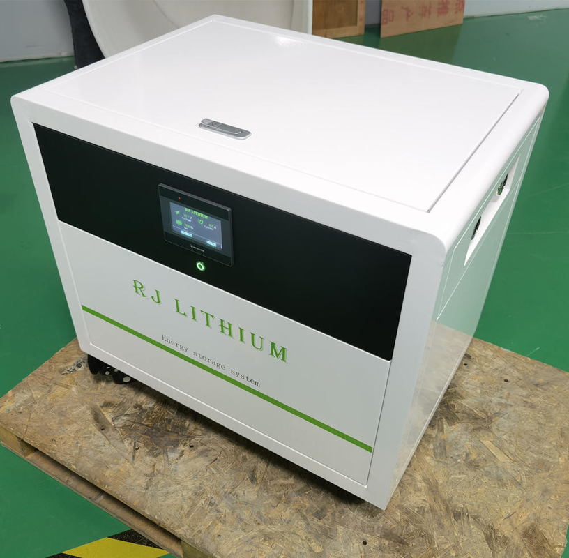 FoShan RJ 24V 48V 20KWH 600AH home battery for Deye PCS converter SUN-10K-SG05LP1-EU SUN-12K-SG05LP1-EU SUN-8K-SG01HP3-EU IEC62619 CEI Certified