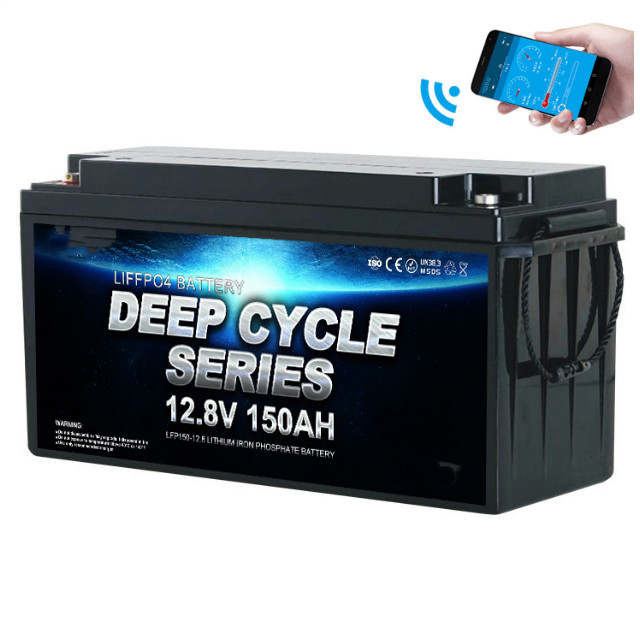 12v150ah best batteries with BMS long cycle life for rv motorhome camper trailer